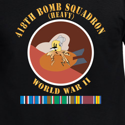 AAC - 418th Bomb Squadron WWII W SVC X 300 T Shirt 40347393