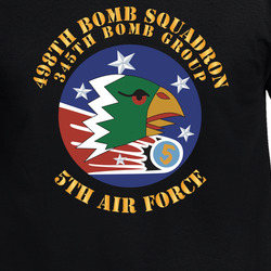 SSI - AAF - 5th AF - 345th BG - 498th Bomb Squadron X 300 T Shirt 40347416