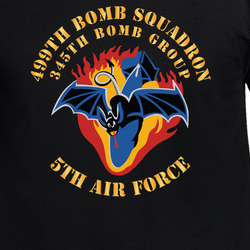 SSI - AAF - 5th AF - 345th BG - 499th Bomb Squadron X 300 T Shirt 40347418
