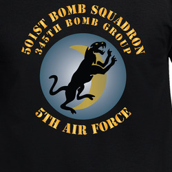 SSI - AAF - 5th AF - 345th BG - 501st Bomb Squadron X 300 T Shirt 40347420