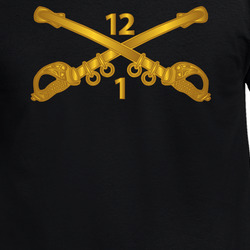 Army - 1st Battalion - 12th Cavalry Branch Wo Txt T Shirt 40347534
