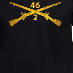 Army - 2nd Bn 46th Infantry Regt  - Infantry Br T Shirt 40347536