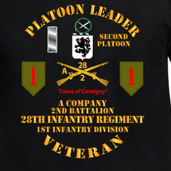 Army - 2nd Plt - A Co - 2nd Bn - 3rd Bde - 1st ID - 28th Infantry T Shirt 40347544