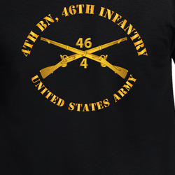 Army - 4th Bn 46th Infantry Regt - Infantry Br T Shirt 40347553