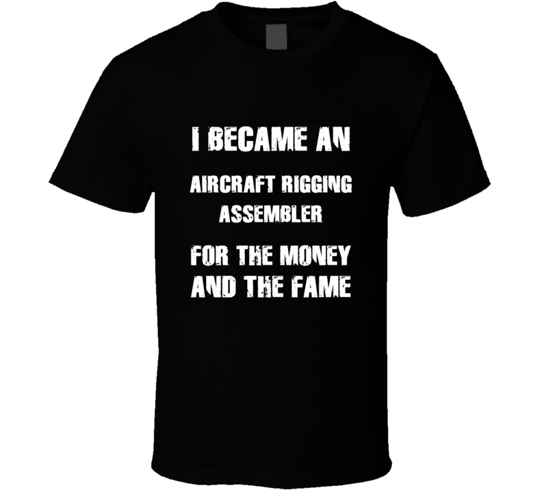 I Became An Aircraft Rigging Assembler  For The Fame And The Money Fun