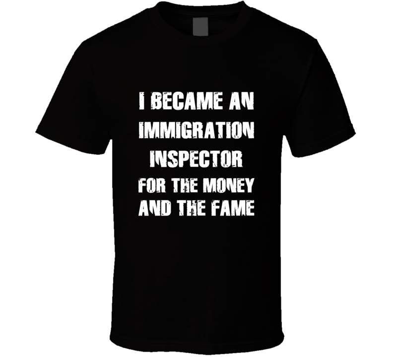 I Became An Immigration Inspector For The Fame And The Money Funny Coo