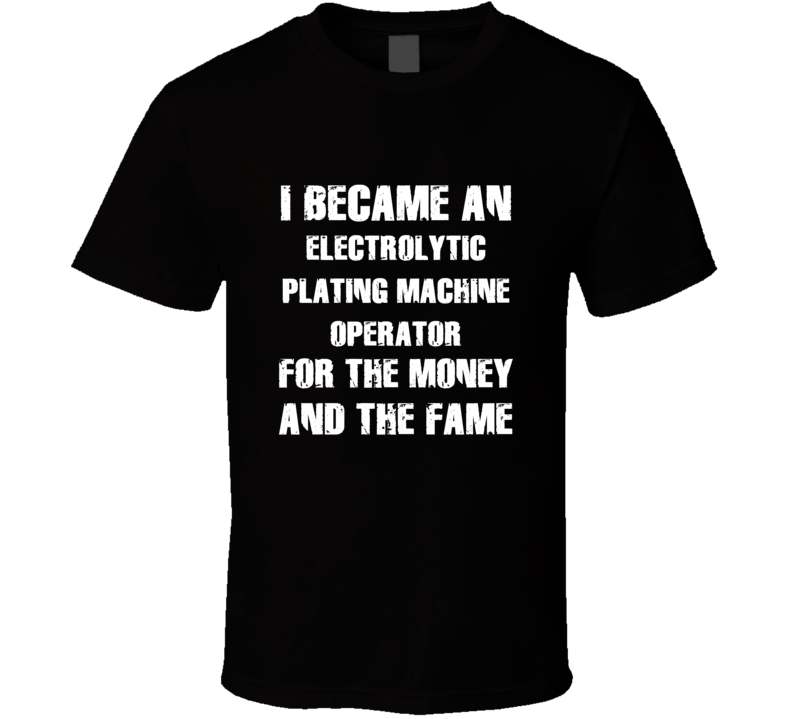 I Became An Electrolytic Plating Machine Operator  For The Fame And Th