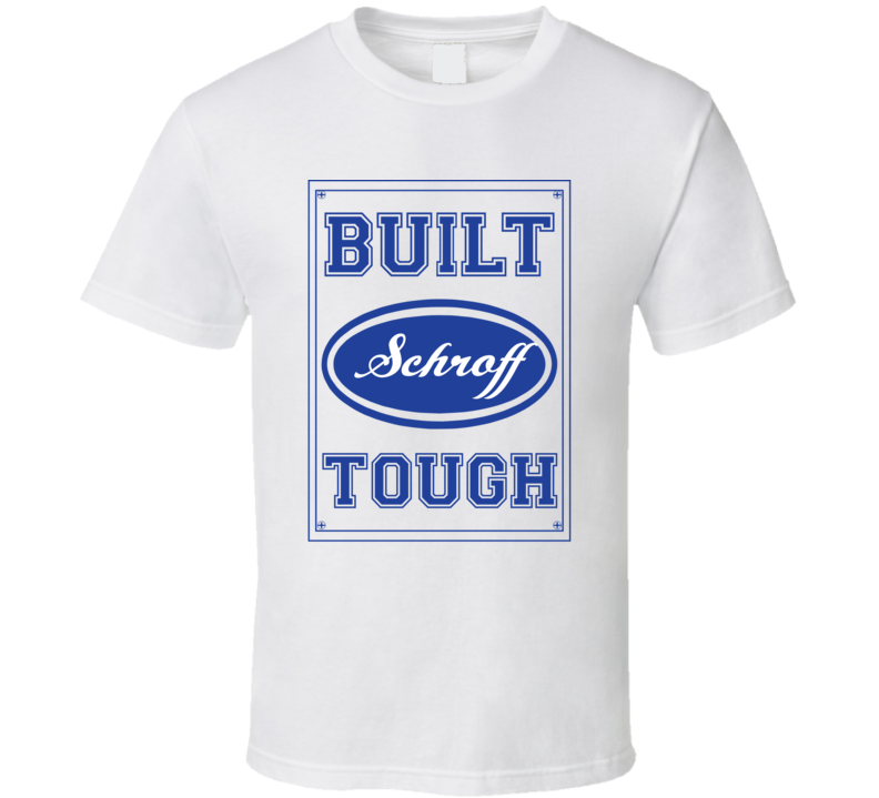 Built Schroff Tough Strong Car Lover Last Name Family Reunion T Shirt
