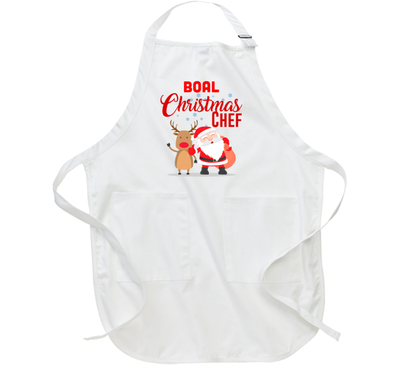 Boal Christmas Chef Last Name Group Family Cooking Team Apron