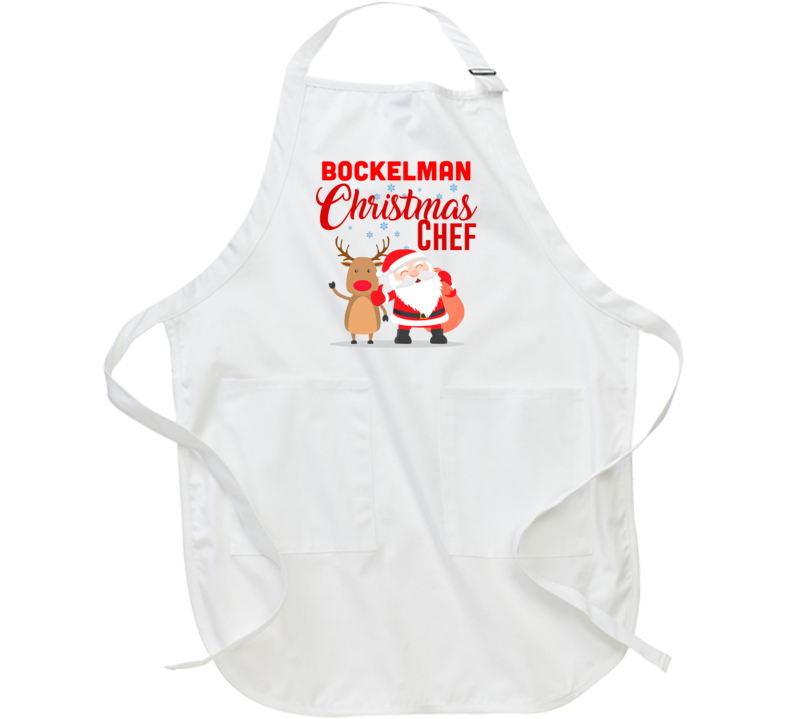 Bockelman Christmas Chef Last Name Group Family Cooking Team Apron