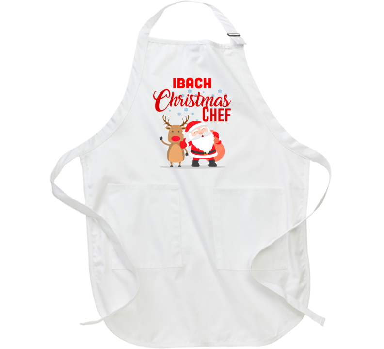 Ibach Christmas Chef Last Name Group Family Cooking Team Apron Ibach Christmas Chef Last Name Group Family Cooking Team Apron
