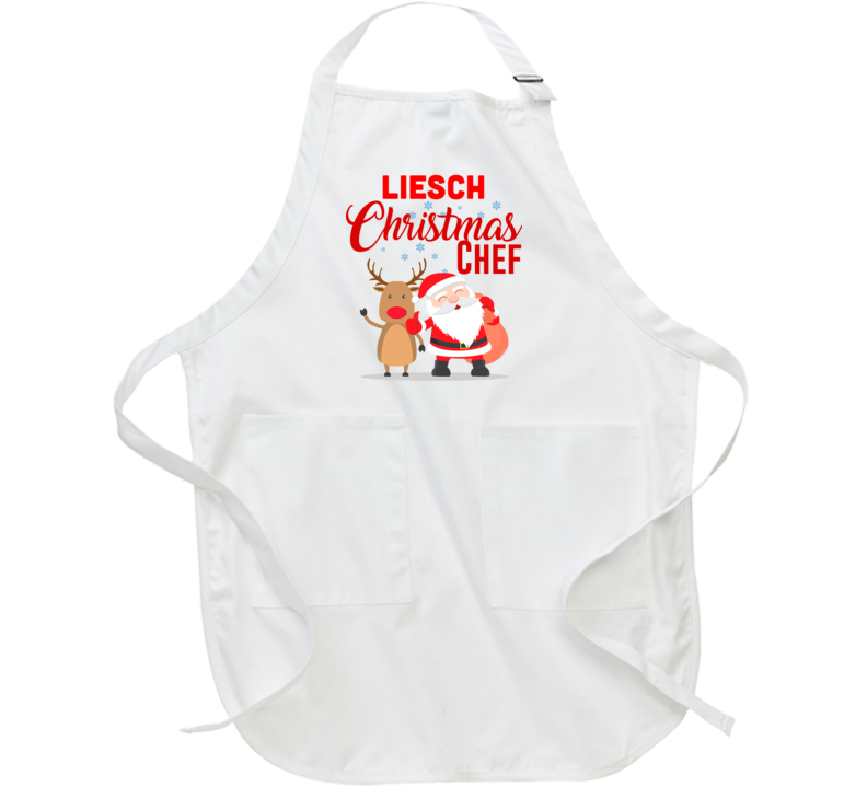 Liesch Christmas Chef Last Name Group Family Cooking Team Apron Liesch Christmas Chef Last Name Group Family Cooking Team Apron