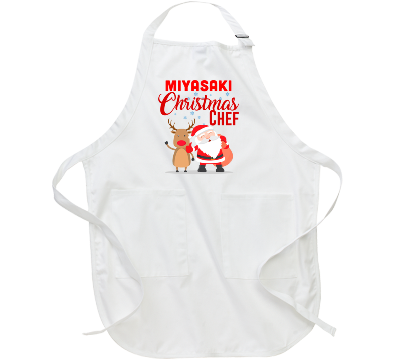 Miyasaki Christmas Chef Last Name Group Family Cooking Team Apron