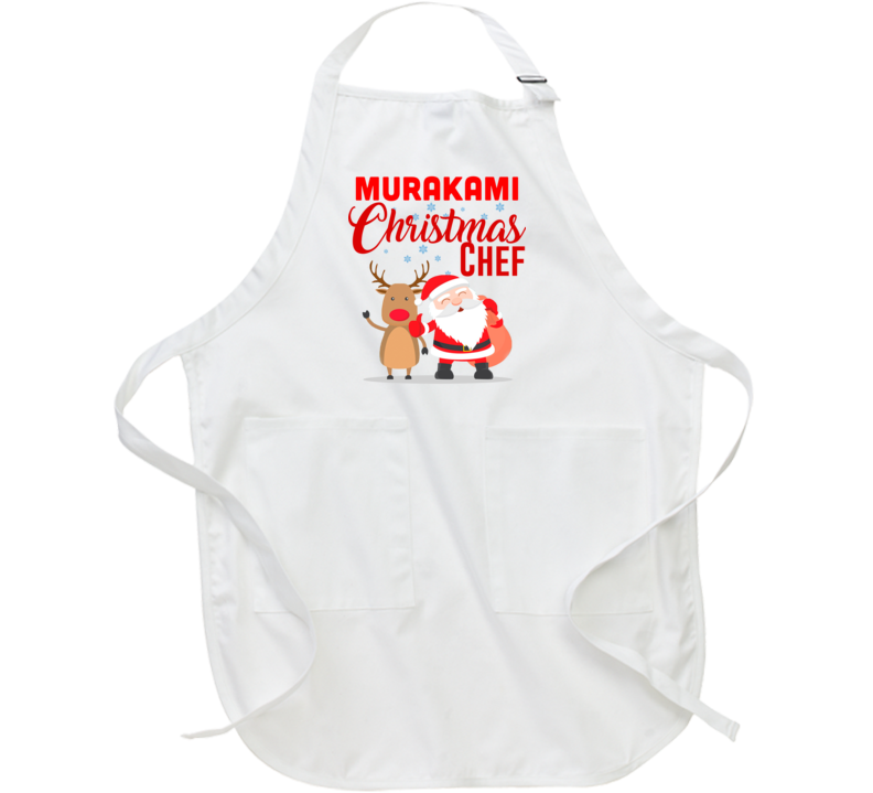 Murakami Christmas Chef Last Name Group Family Cooking Team Apron Murakami Christmas Chef Last Name Group Family Cooking Team Apron