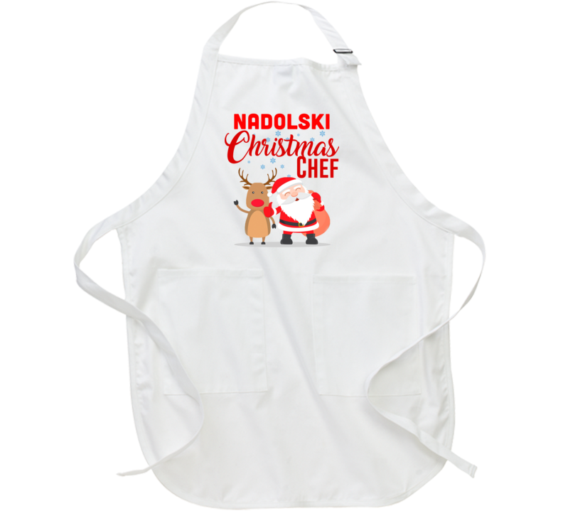 Nadolski Christmas Chef Last Name Group Family Cooking Team Apron Nadolski Christmas Chef Last Name Group Family Cooking Team Apron