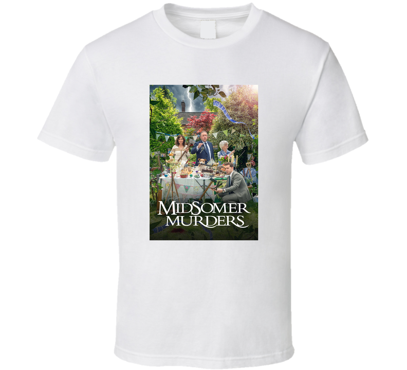 Midsomer Murders Tv Show Tee Detective Television Series Fan T Shirt Midsomer Murders Tv Show Tee Detective Television Series Fan T Shirt