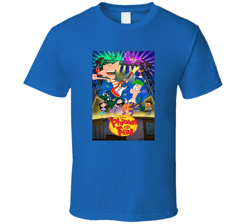 Phineas And Ferb Tv Show Tee Animated Television Series T Shirt Phineas And Ferb Tv Show Tee Animated Television Series T Shirt