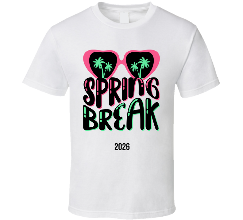Spring Break 2026 Tee Funny Group Vacation T Shirt Spring Break 2026 Tee Funny Group Vacation T Shirt