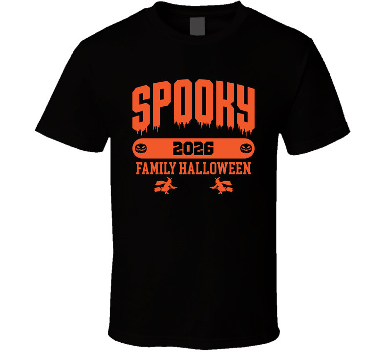 Spooky 2026 Family Halloween Tee Group Party T Shirt Spooky 2026 Family Halloween Tee Group Party T Shirt
