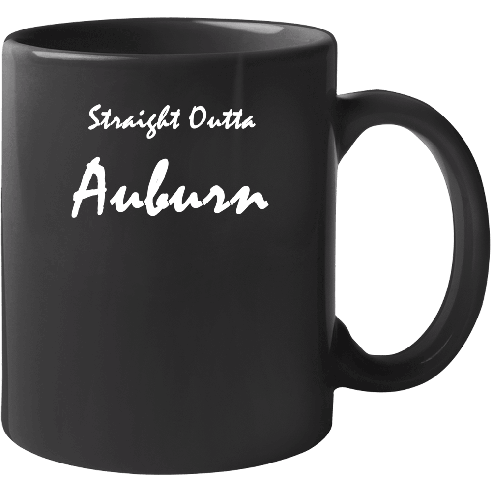 Auburn Straight Outta Gangsta Auburn Custom Mug