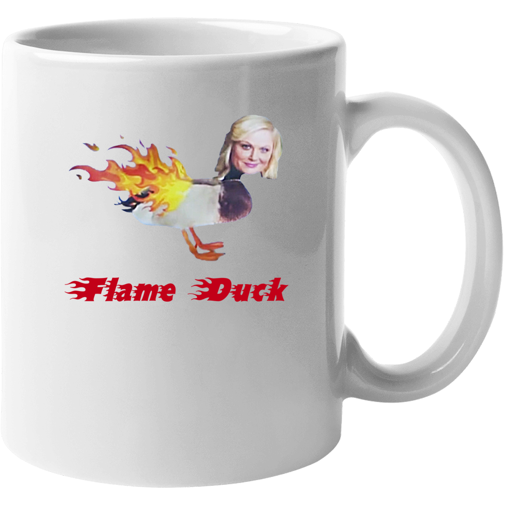 Flame Duck Parks And Recreation Funny Popular Tv Show Mug