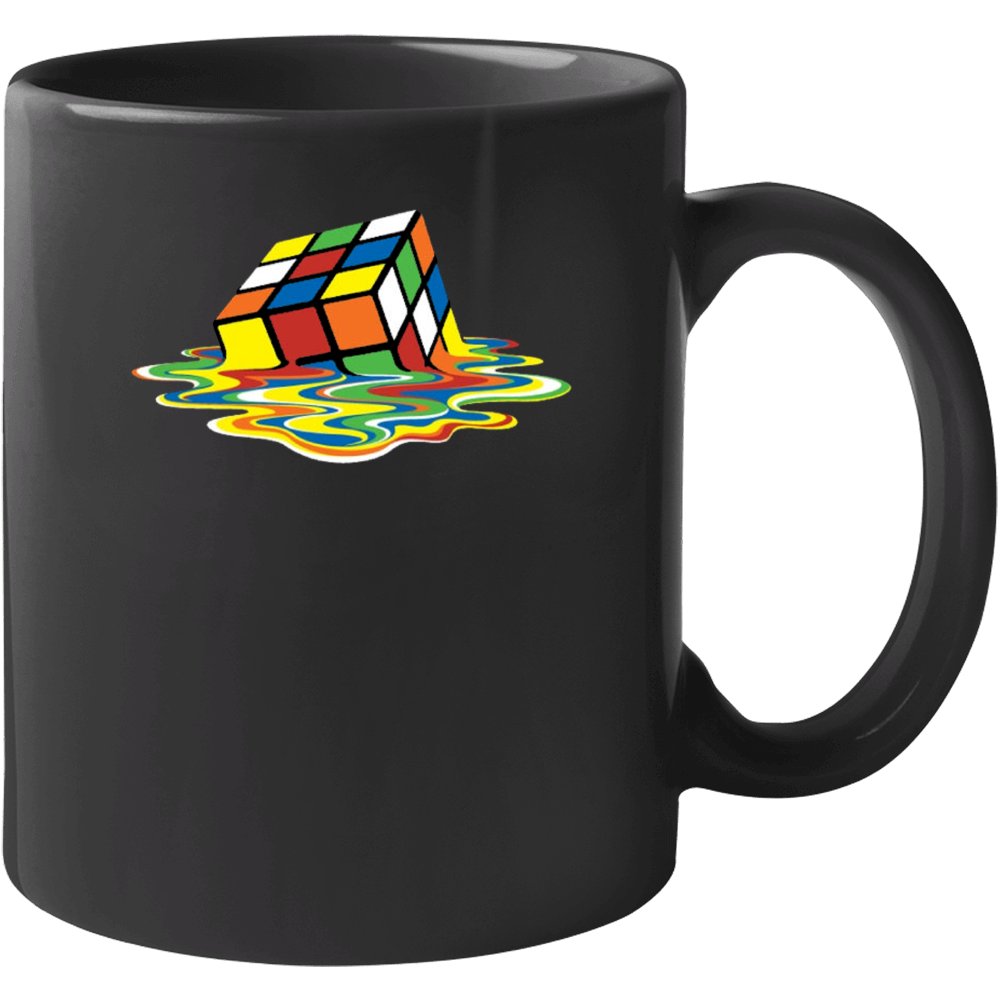 Melting Rubiks Cube Fun Sheldon Cooper Big Bang Theory Tv Show Mug