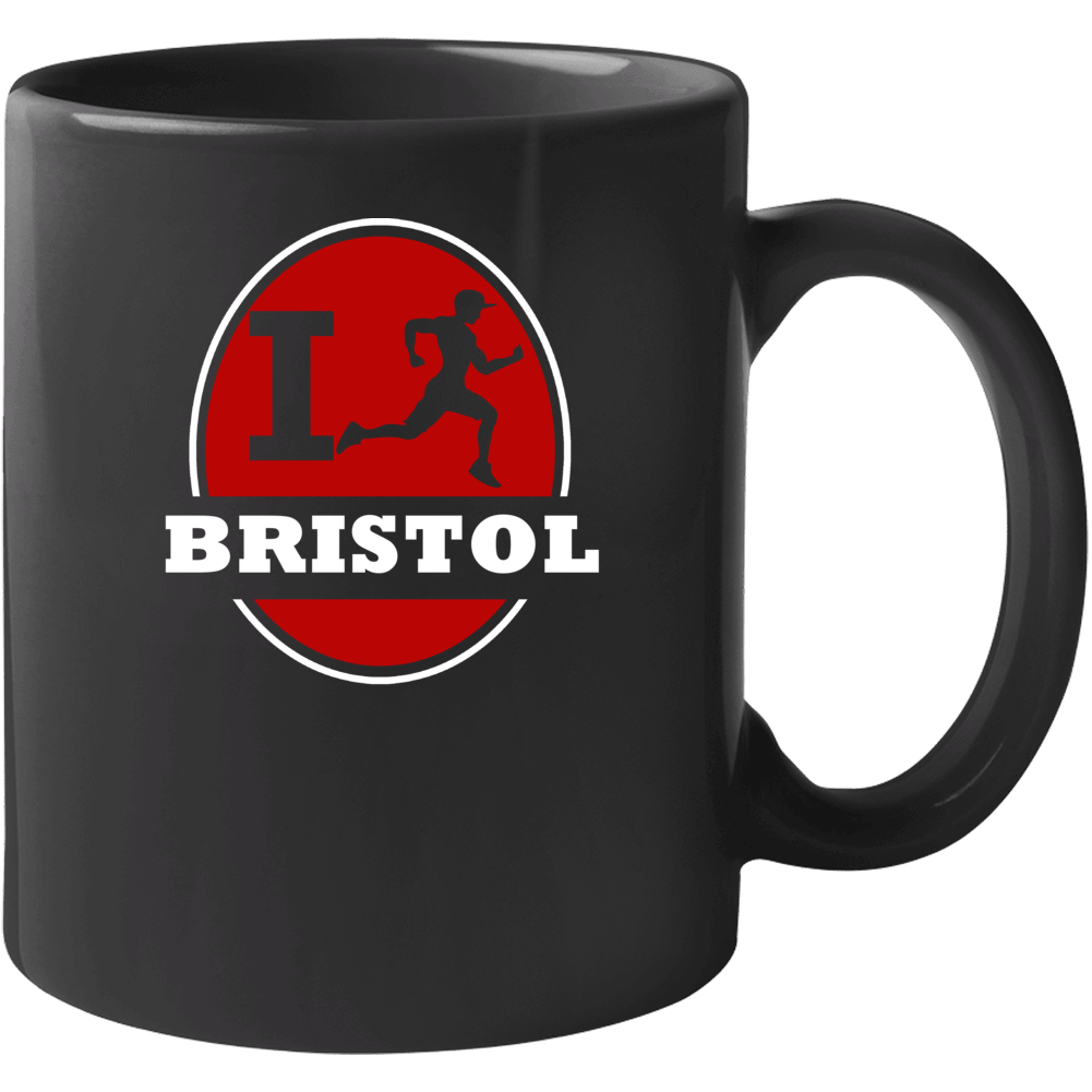 I Run Bristol Jogging Running Mug