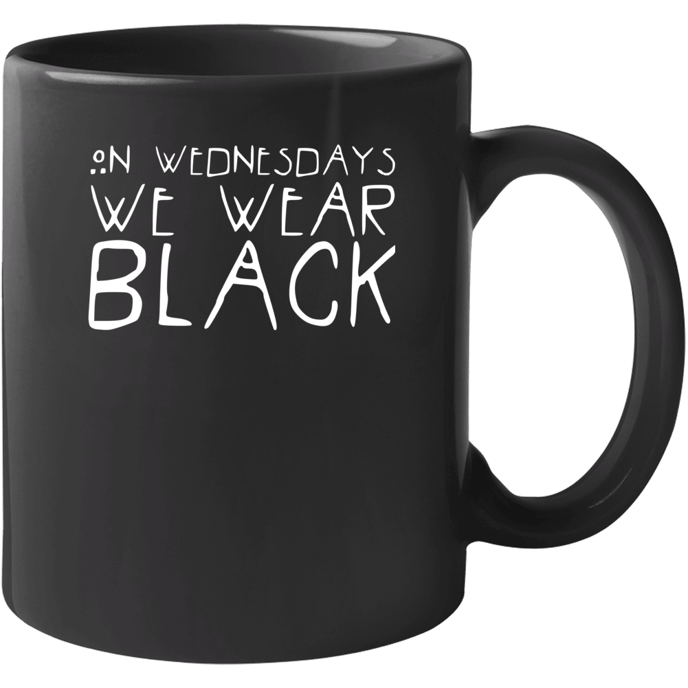 On Wednesdays We Wear Black American Horror Story Inspired Mug