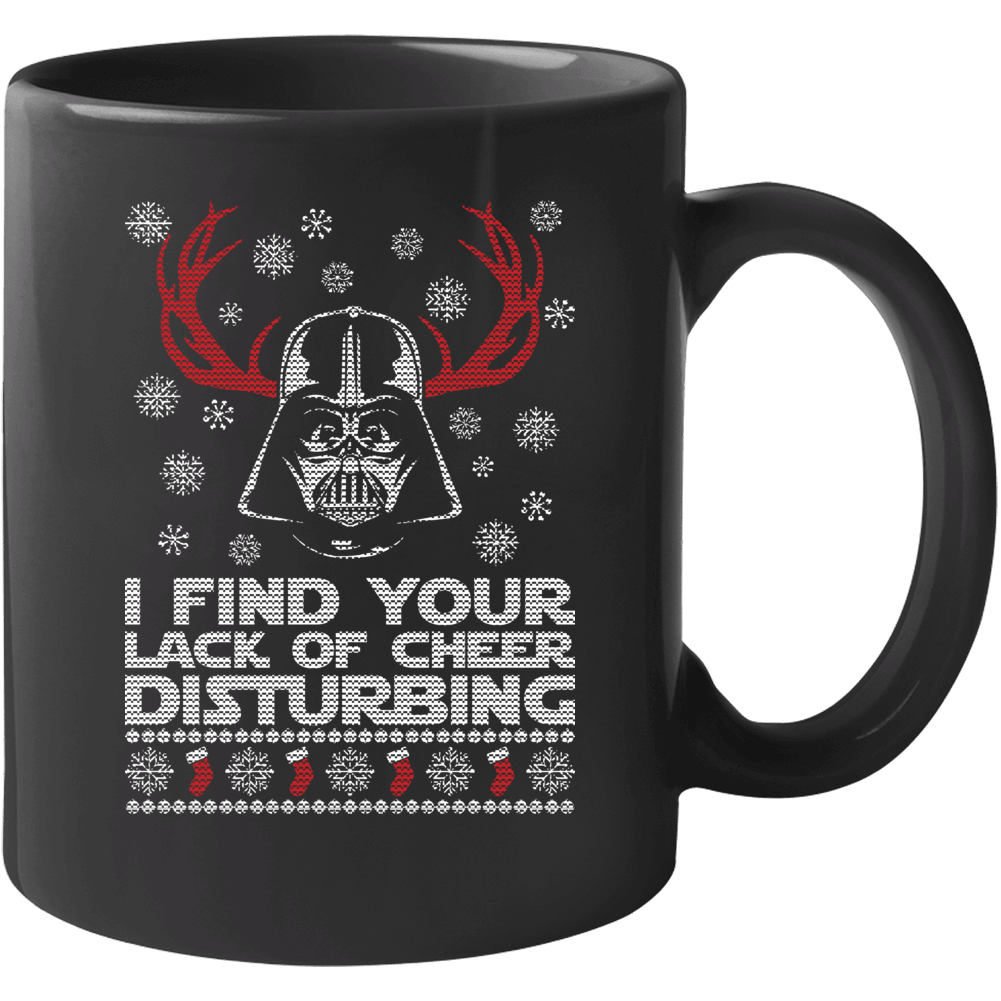 I Find Your Lack Of Cheer Disturbing Darth Vader Christmas Mug