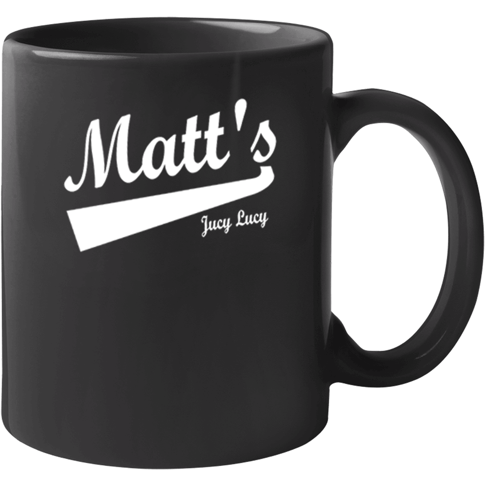 Matt's Juicy Lucy Burger Food Fan Mug Matt's Juicy Lucy Burger Food Fan Mug