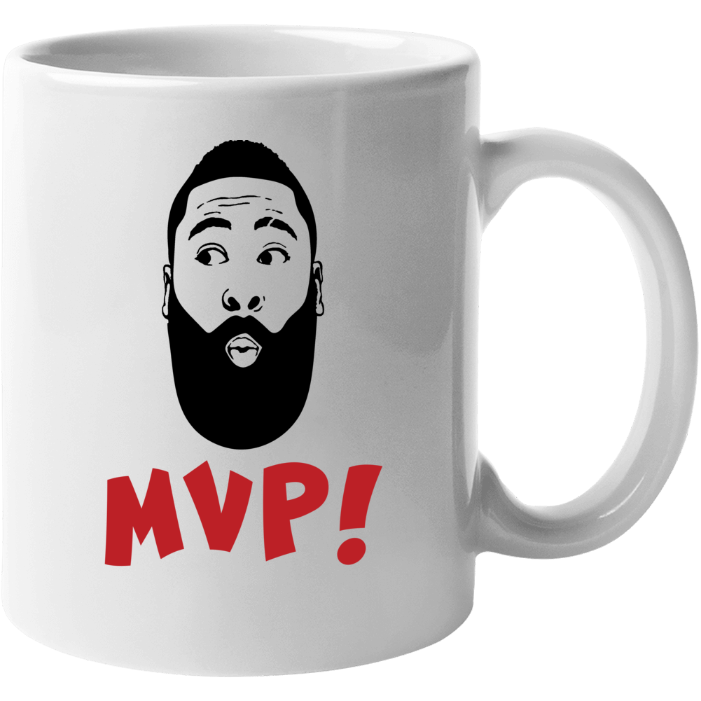 James Harden Huston Basketball Mvp Illustration Drawing Face Fan Mug James Harden Huston Basketball Mvp Illustration Drawing Face Fan Mug