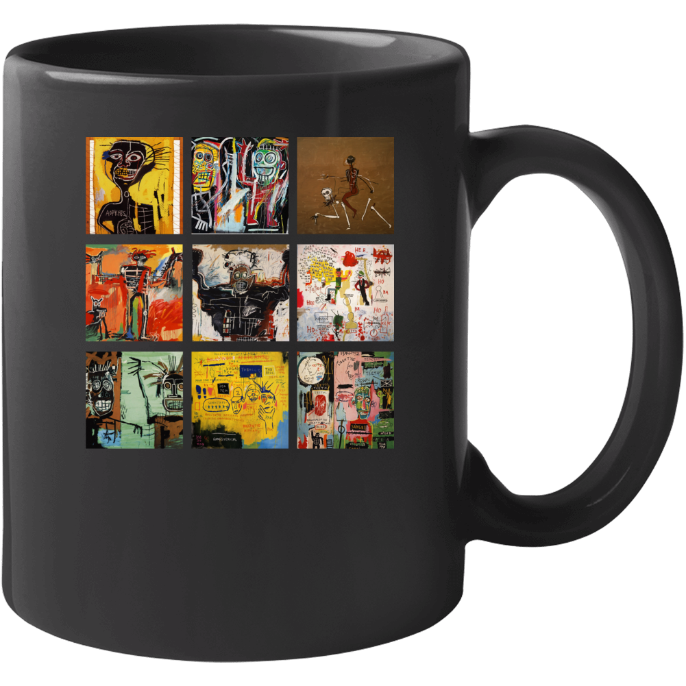 Jean Michel Basquiat Art Paintings Trendy Artsy Mug