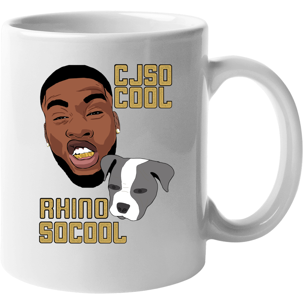 Cj So Cool Rhino So Cool Popular Youtube Personality Fan Mug