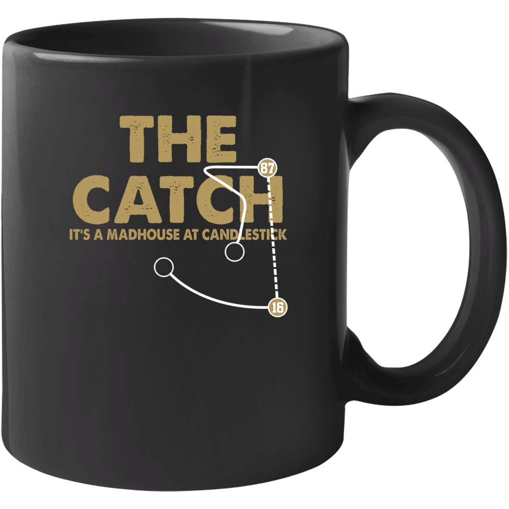 The Catch 1982 Joe Montana To Dwight Clark San Francisco Football Fan Mug