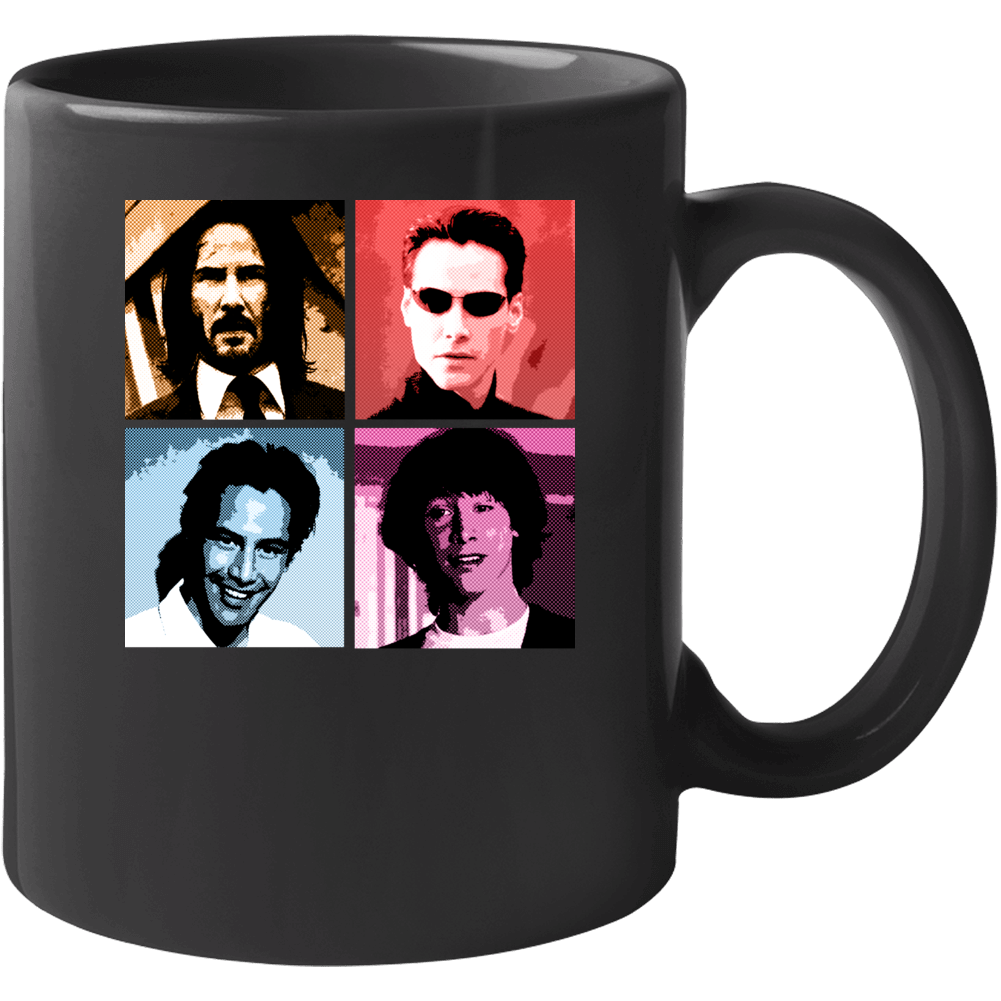 Keanu Reeves Pop Art Mug Keanu Reeves Pop Art Mug