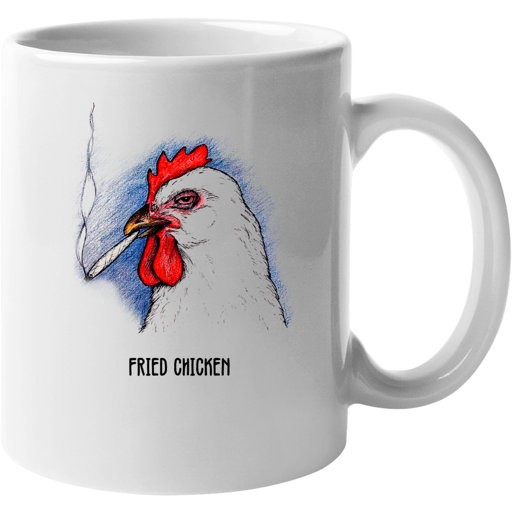 Fried Chicken Drawing Mug