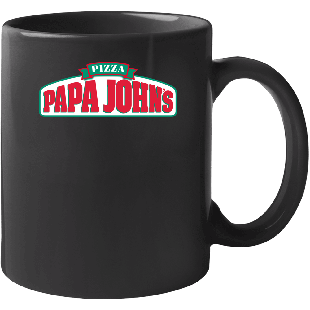 Papa John's Restaurant Foodie Tour Brand Logo Fan Mug Papa John's Restaurant Foodie Tour Brand Logo Fan Mug