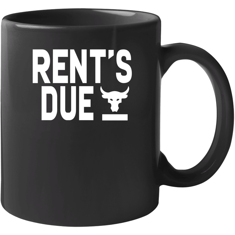 Rent's Due Training Workout Gym The Rock Fan Mug