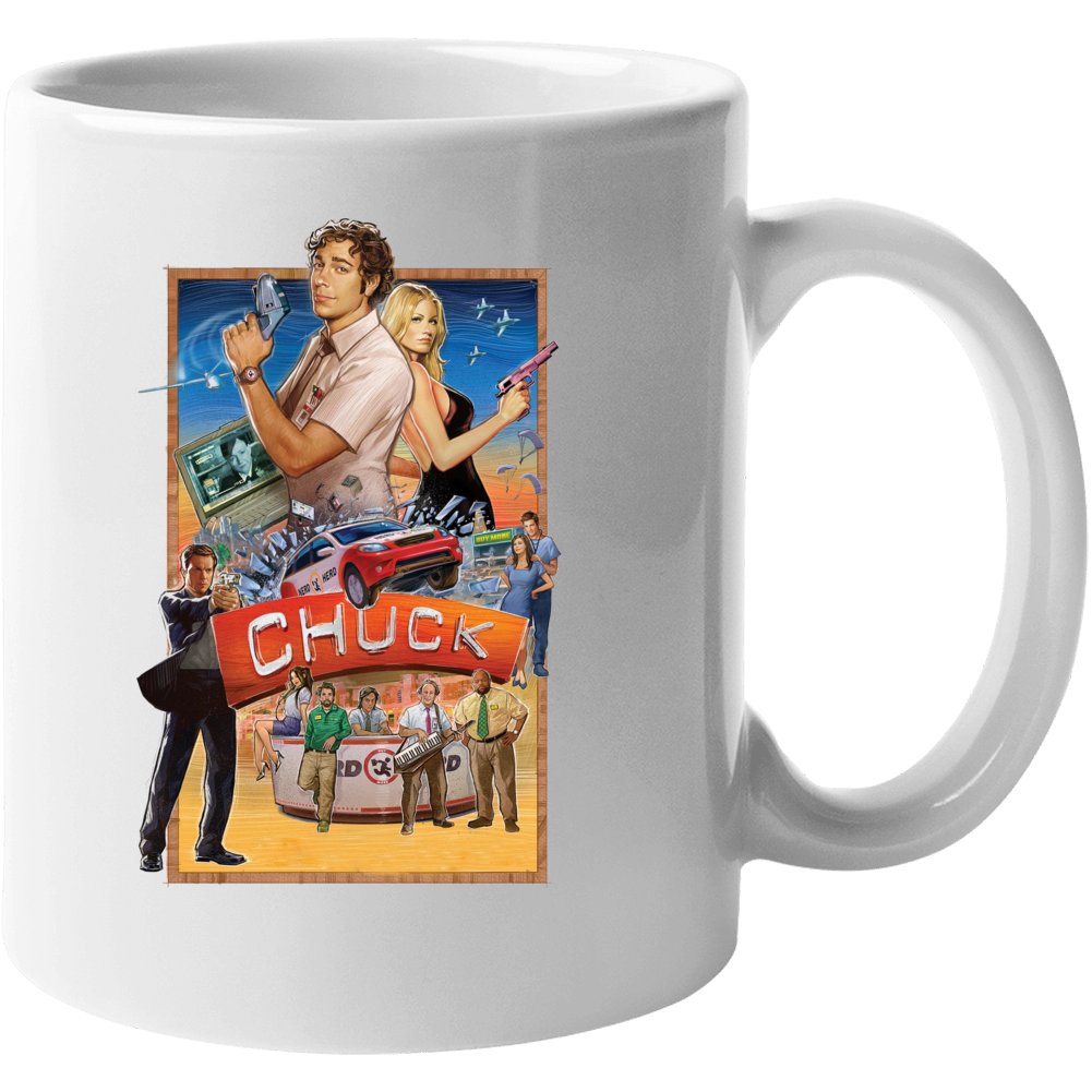 Chuck Spy Cult Tv Show Mug