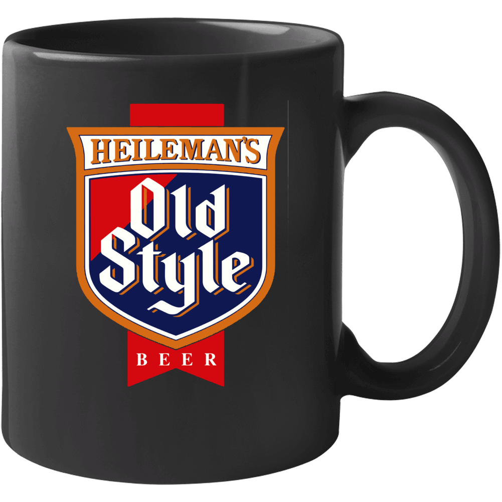 Heilemans Old Style Beer Cool Brewery Retro Brew Logo Mug Heilemans Old Style Beer Cool Brewery Retro Brew Logo Mug