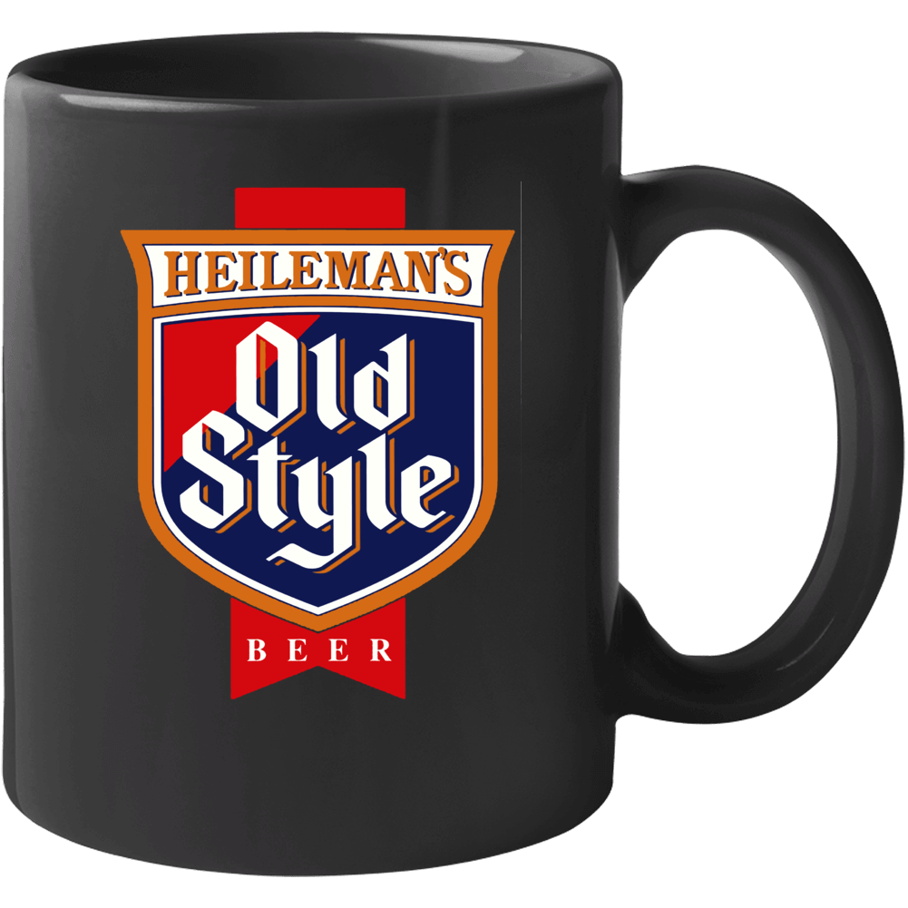 Heilemans Old Style Beer Cool Brewery Retro Brew Logo Mug