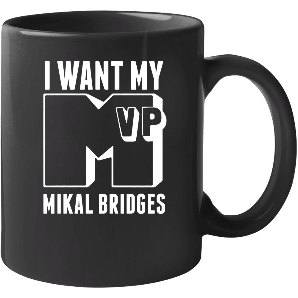 I Want My Mvp Mikal Bridges Villanova Basketball Athlete Mug