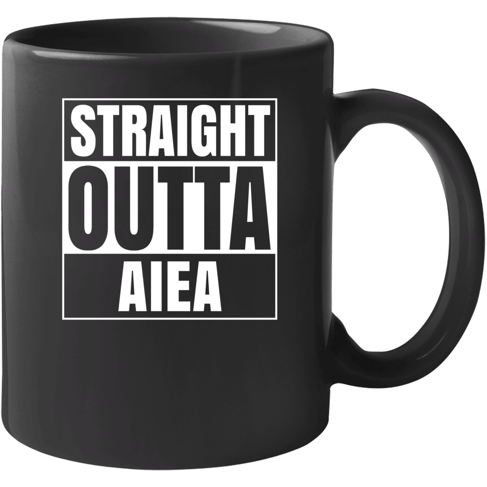 Straight Outta Aiea Hawaii City Parody Mug Straight Outta Aiea Hawaii City Parody Mug