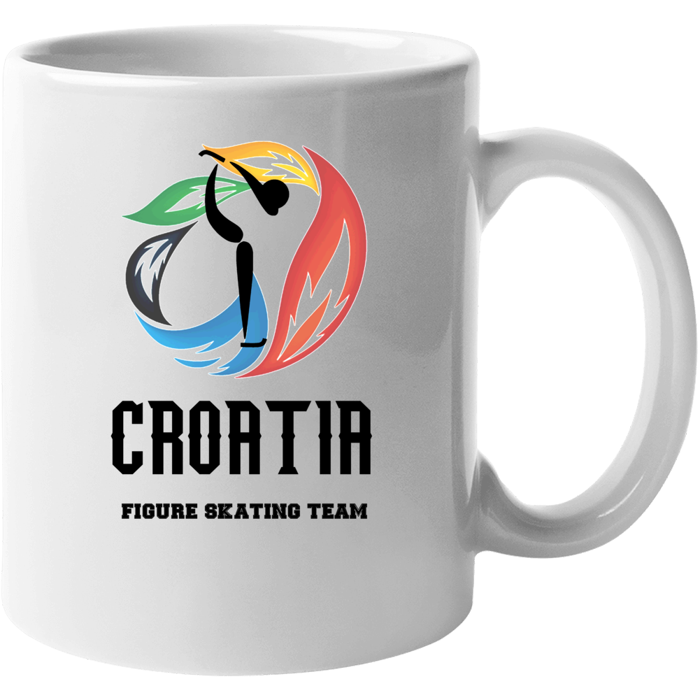 Croatia Figure Skating Team Winter Olympics Sochi Mug Croatia Figure Skating Team Winter Olympics Sochi Mug