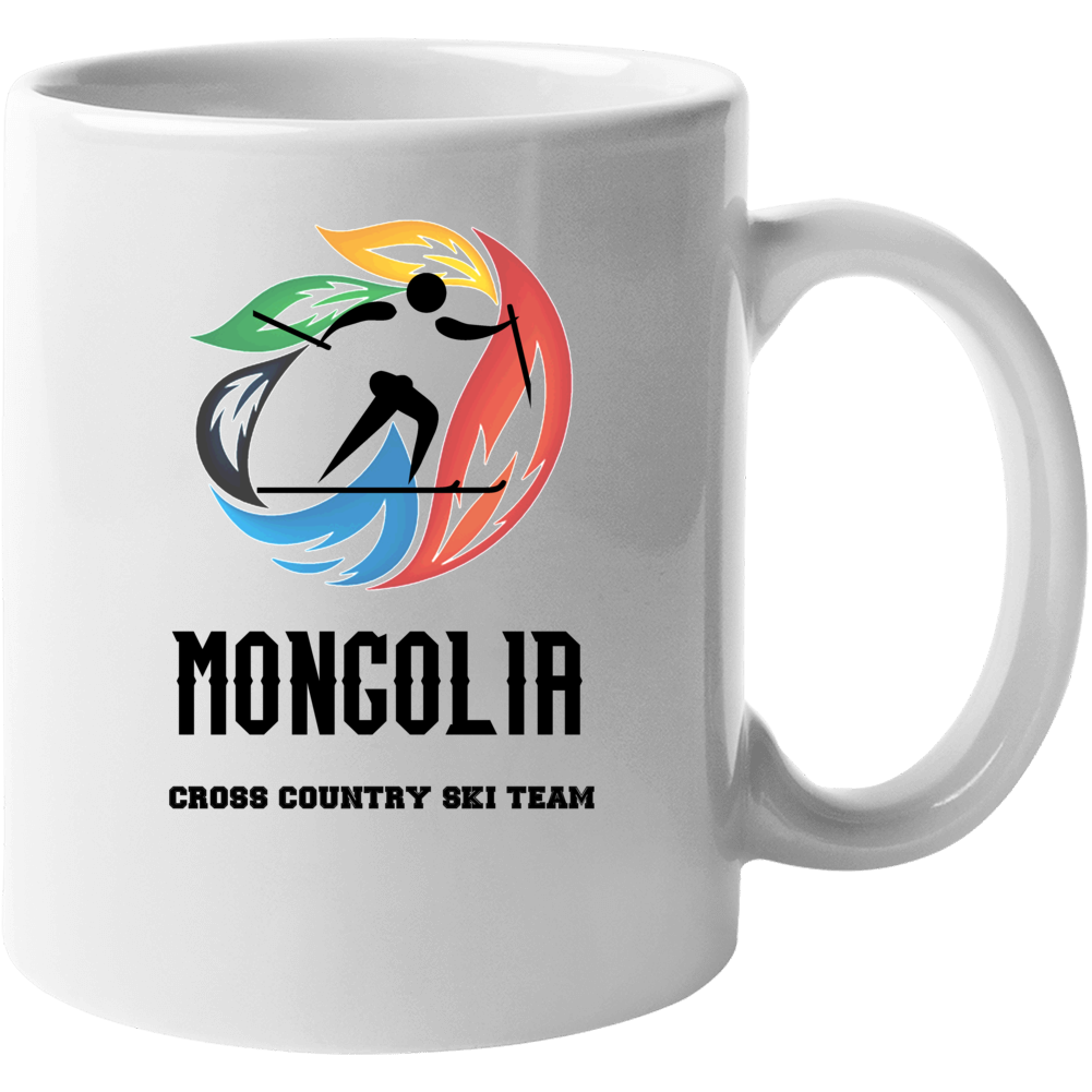 Mongolia Cross Country Ski Team Winter Olympics Sochi Mug Mongolia Cross Country Ski Team Winter Olympics Sochi Mug