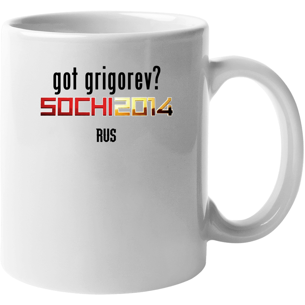Vladimir Grigorev Rus Sochi Speed Skating Mug