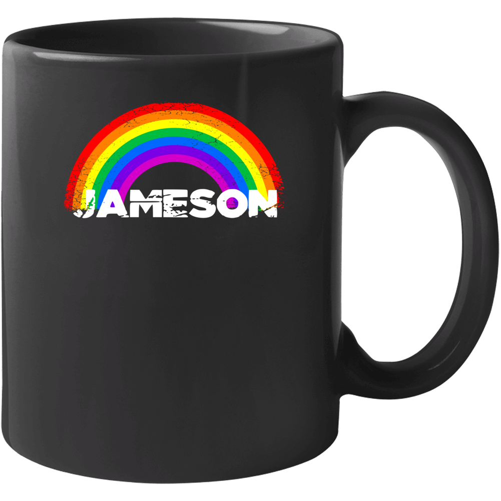 Jameson Rainbow Pride Name Mug Jameson Rainbow Pride Name Mug
