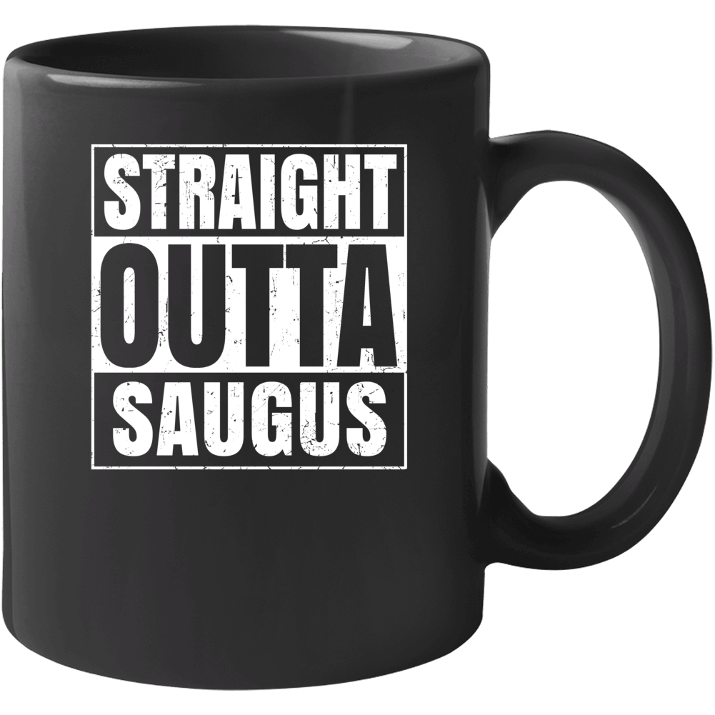 Straight Outta Saugus High School Funny Compton Parody Mug