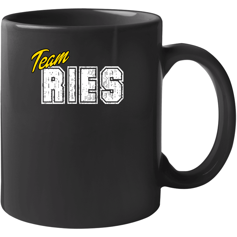 Team Ries Cool Custom Family Sports Last Name Reunion Mug