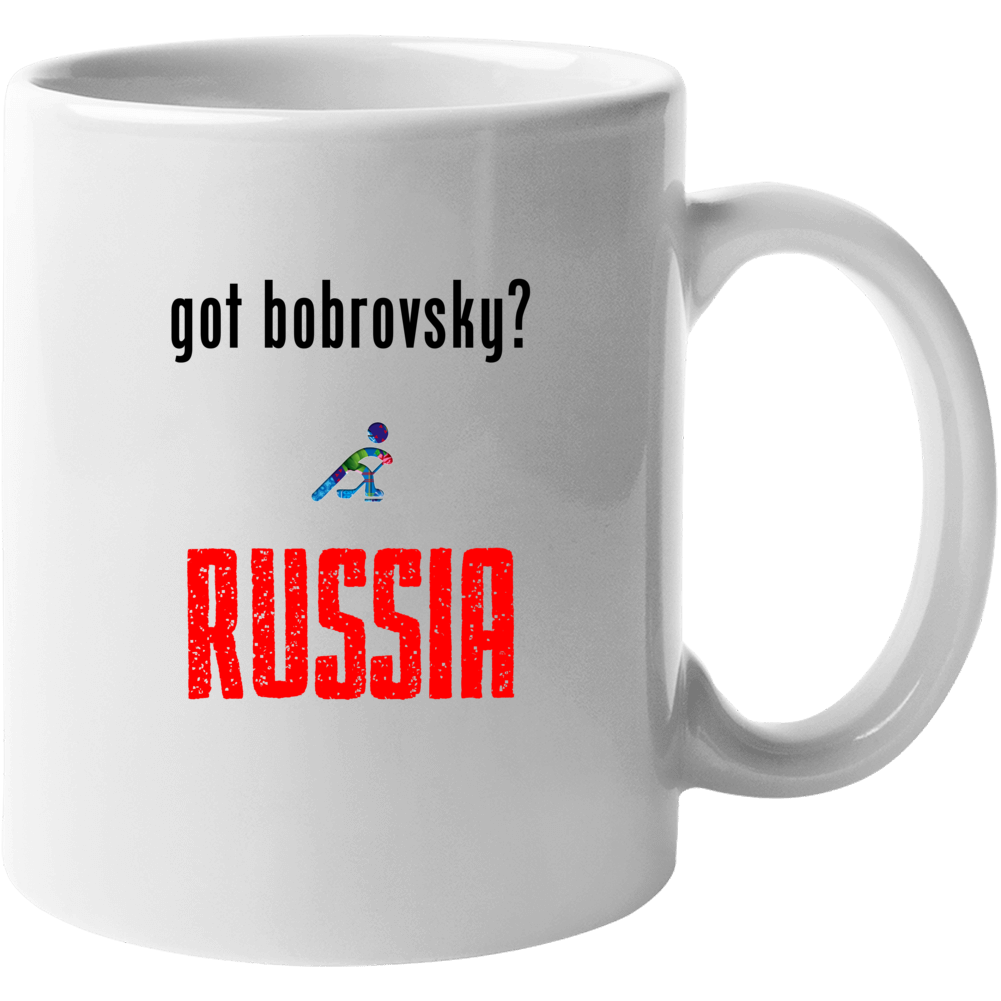 Sergei Bobrovsky Russia Got Hockey Mug Sergei Bobrovsky Russia Got Hockey Mug